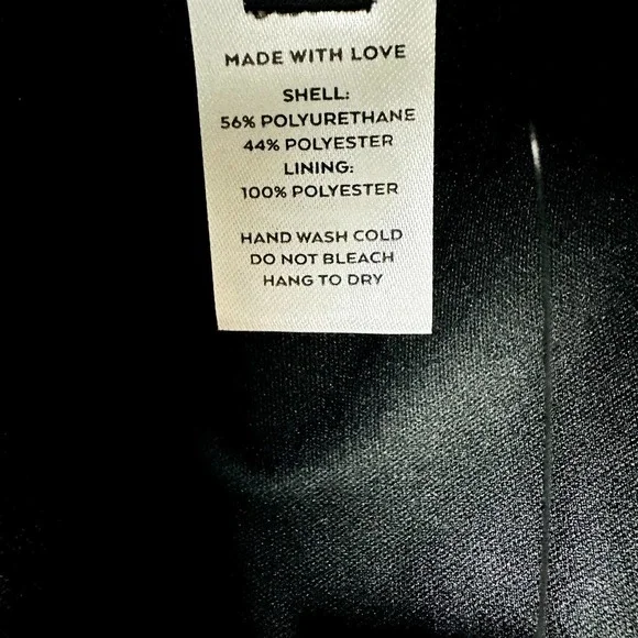 Lulus NWT Fierce Favorite Vegan Leather Strapless Bustier Crop Top Black Medium - Picture 5 of 6